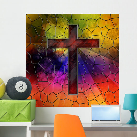 Red Glass Cross