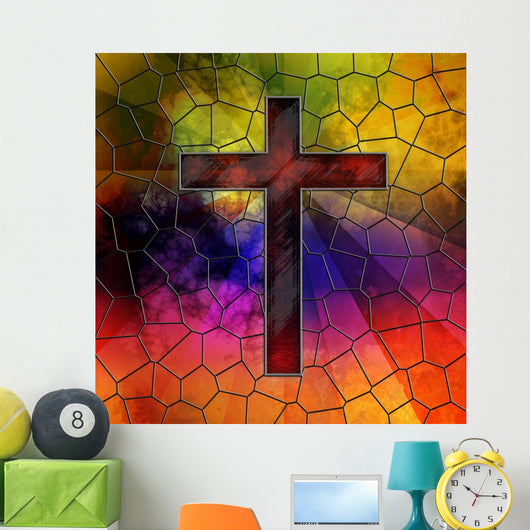 Red Glass Cross
