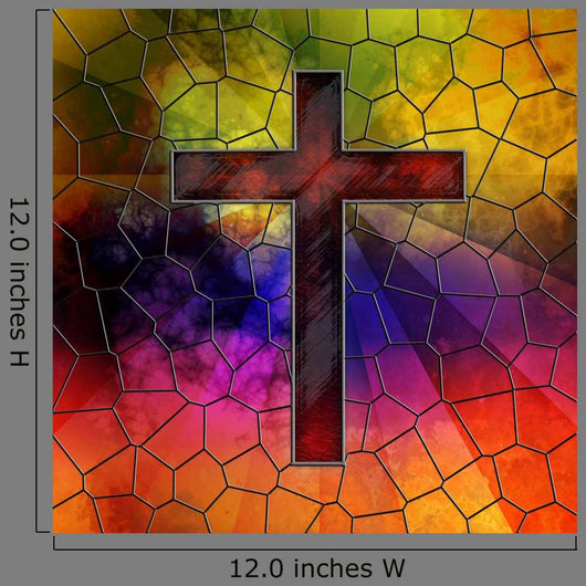 Red Glass Cross