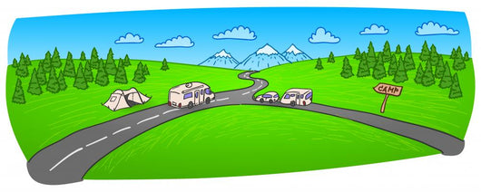 Towing Caravan Road
