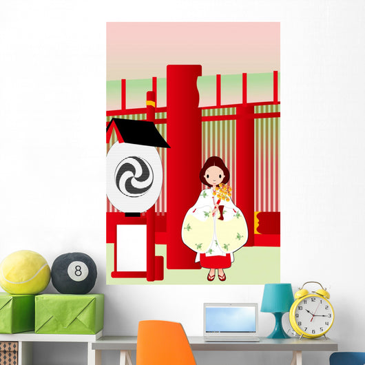 Illustration Wall Mural