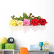 Beautiful Colorful Roses Wall Decal