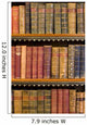Lots Old Books Bookshelf