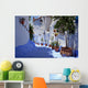 Blue Lane in Chefchaouen in Morocco Wall Mural