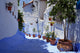 Blue Lane in Chefchaouen in Morocco Wall Mural