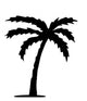 Palm Tree Isolated Wall Decal
