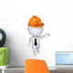 Construction Worker Wall Decal
