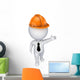 Construction Worker Wall Decal