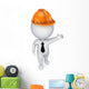 Construction Worker Wall Decal
