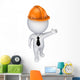 Construction Worker Wall Decal