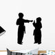 Silhouette with Clipping Path Wall Mural