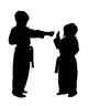Silhouette with Clipping Path Wall Mural
