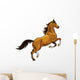 rearing brown horse Wall Decal