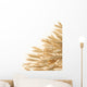 ripe ears of barley isolated on white Wall Decal