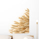ripe ears of barley isolated on white Wall Decal
