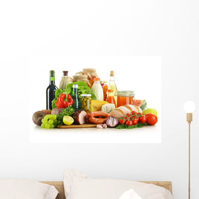 Composition with Variety Grocery shown on a wall