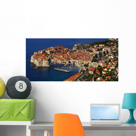Dubrovnik from above Wall Mural