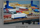 White Truck Transport Container