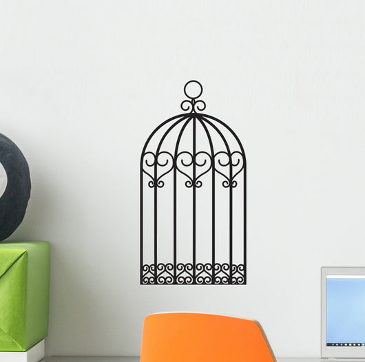 Bird Cage Wall Decal