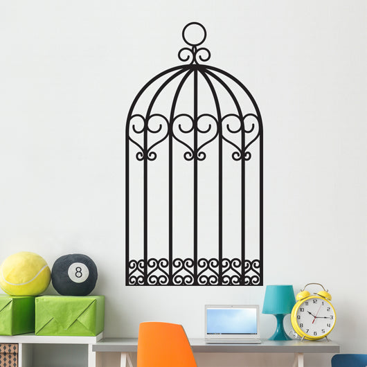 Bird Cage Wall Decal