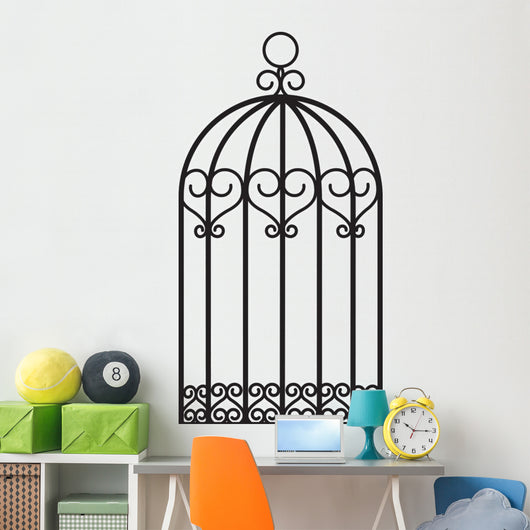 Bird Cage Wall Decal