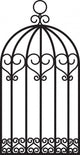 Bird Cage Wall Decal