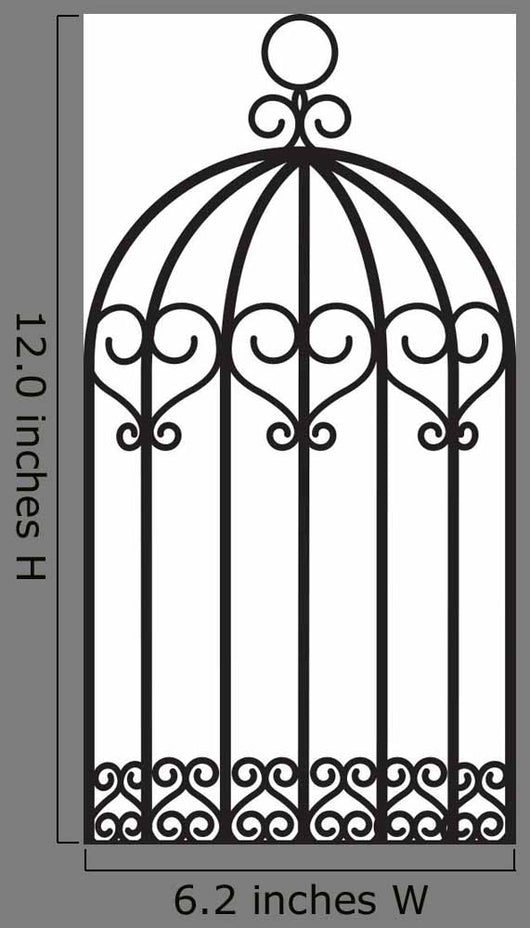 Bird Cage Wall Decal