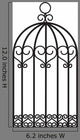 Bird Cage Wall Decal