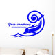 Dolphin Logo Wall Mural