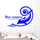 Dolphin Logo Wall Mural