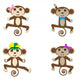 Funny Dancing Monkey Wall Mural