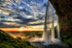 Seljalandfoss Waterfall Sunset Hdr