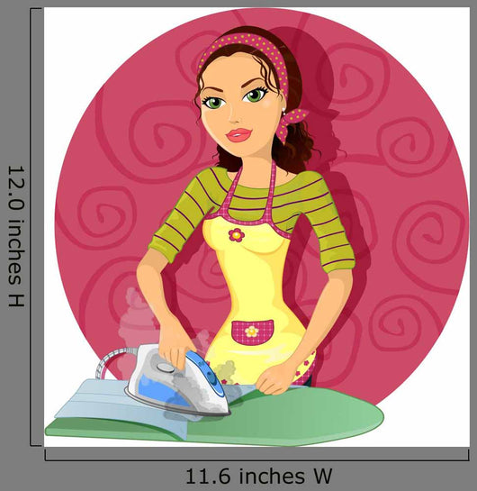 Woman Ironing