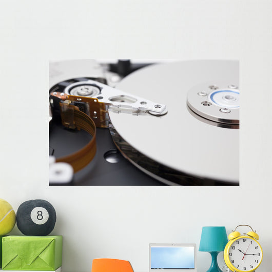 Up Opened Hard Disk