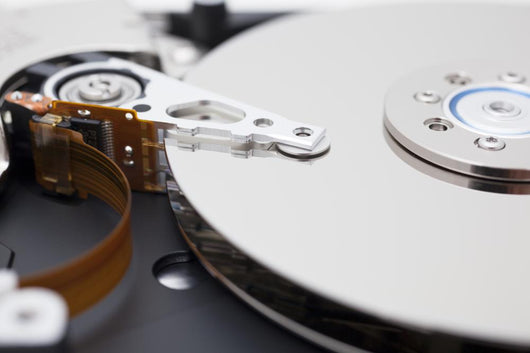 Up Opened Hard Disk