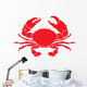 Red Crab Wall Decal
