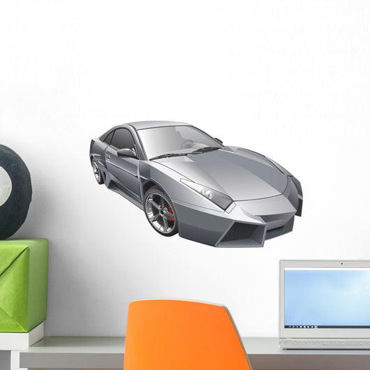 Futuristic Car Wall Decal