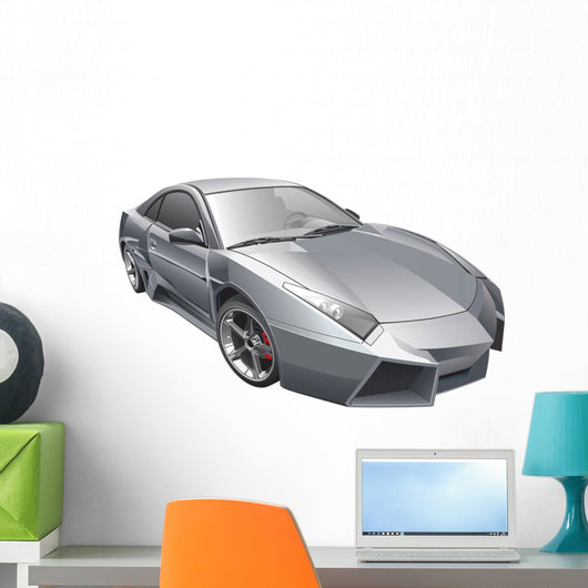 Futuristic Car Wall Decal