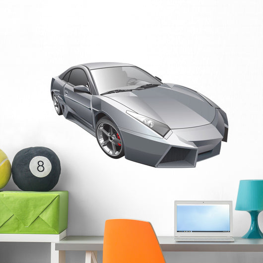 Futuristic Car Wall Decal