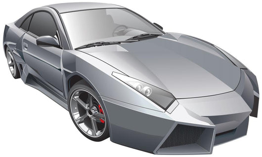 Futuristic Car Wall Decal