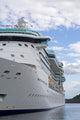 Huge luxury cruise ship left side Wall Mural