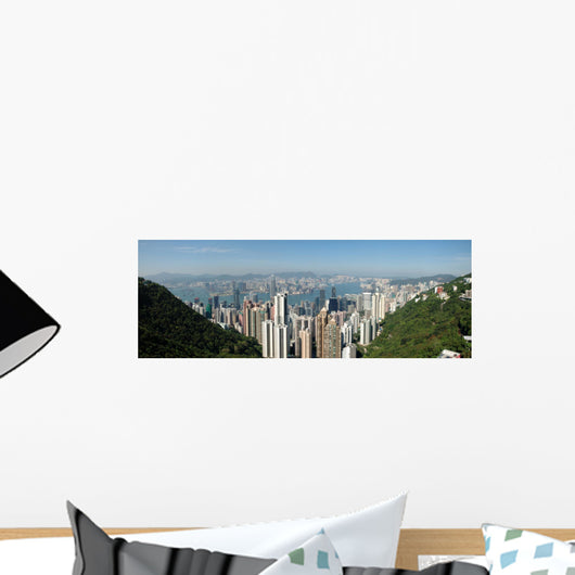 Hong Kong skyline Wall Mural