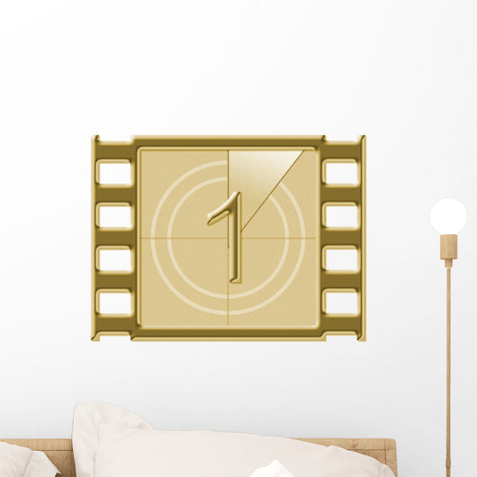 One-Film Countdown Wall Mural