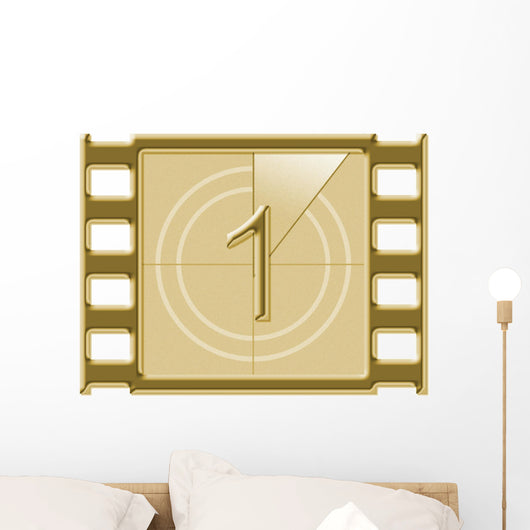One-Film Countdown Wall Mural
