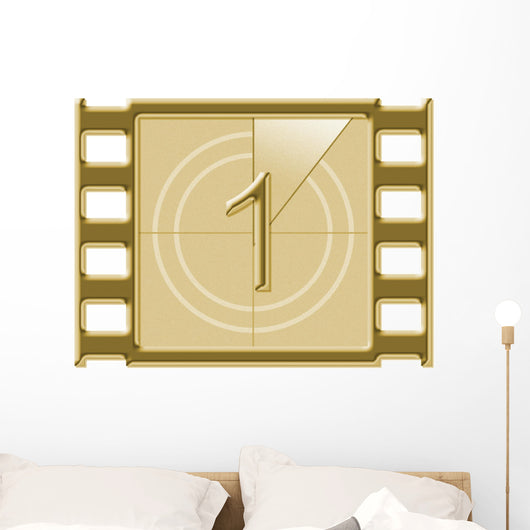 One-Film Countdown Wall Mural