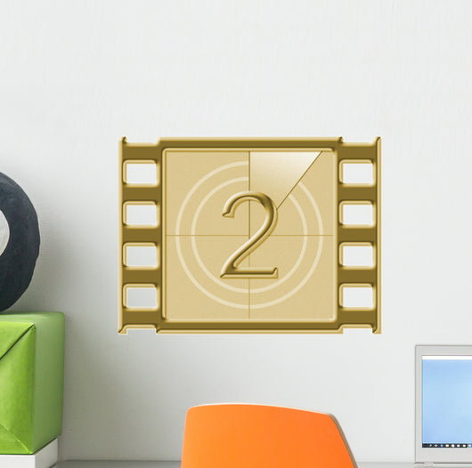 Two-Film Countdown Wall Mural