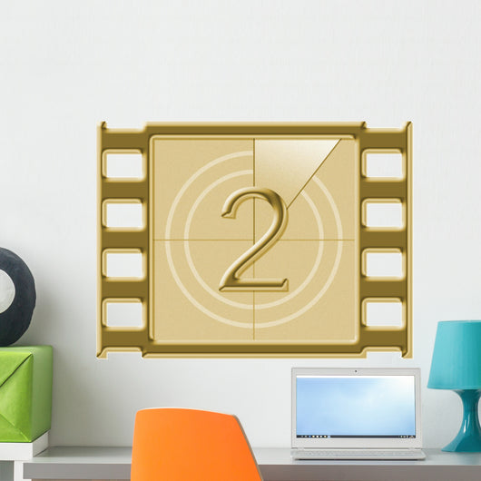Two-Film Countdown Wall Mural