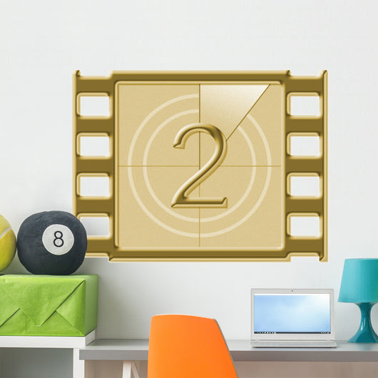 Two-Film Countdown Wall Mural