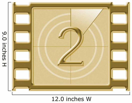 Two-Film Countdown Wall Mural