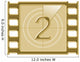 Two-Film Countdown Wall Mural